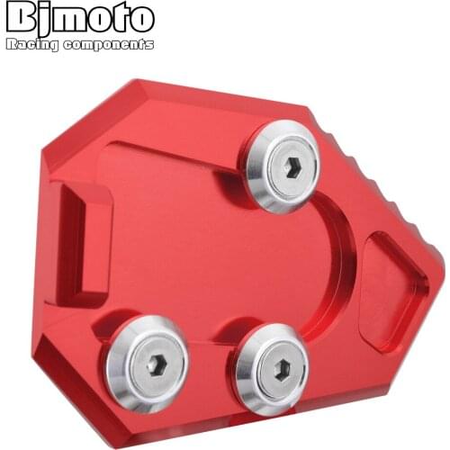 BJMOTO Motorcycle CNC Aluminum Side Stick Stand Plate Enlarge Extension For HONDA CB1000R CB 1000 R Street Bike 2008-2015