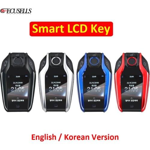 English / Korean Version Modified Universal Smart Remote Car Key LCD Screen for BMW/Benz/Audi/Toyota/Honda/Cadillac/Lexus/KIA