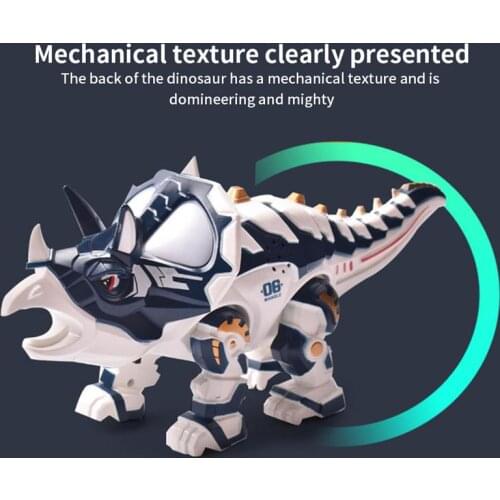 Large Spray Mechanical Dinosaurs Remote Control Walking Animals Toy Dinosaur Model With Electric Light Egg Laying Eggs Kids Gift