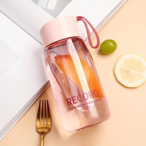 Water Bottles Sakura Creative Decorative Glass Portable Glass Water Cup Reusable Good Heat Resistance Cups Cute Water Bottle
