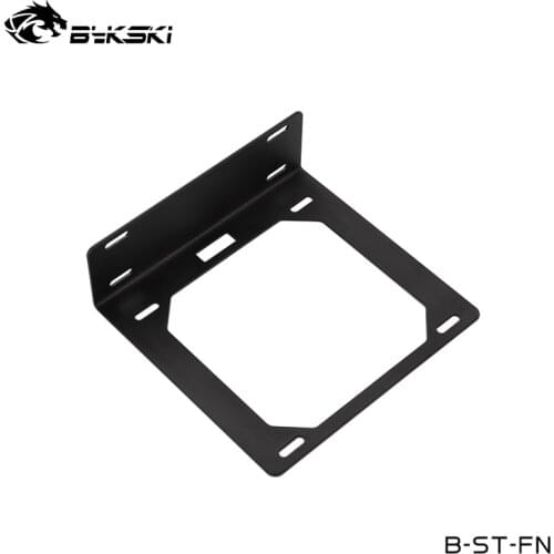 Bykski Black Computer Case Water Cooling 120mm Fan Radiator Bracket ,Fit 12cm Fan Computer Case Holder,B-ST-FN