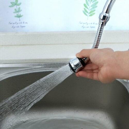 Kitchen Sink Faucet Sprayer Water Saving Aerator 360 Degrees Rotatable Bubbler Filter Free To Bend Nozzle Flexible Tap Aerators