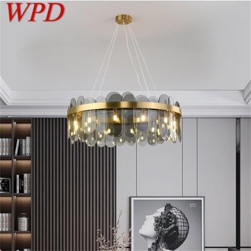 WPD Chandelier Postmodern Pendant Lamp Simple LED Light Fixture for Home Living Dining Room