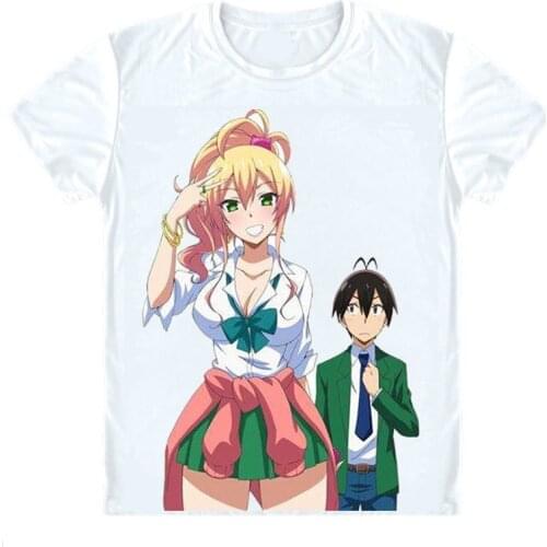 My First Girlfriend Is a Gal T-Shirts Multi-style Short Sleeve Shirts Hajimete no Gyaru Hajimete Gal Yukana Yame Cosplay Shirt