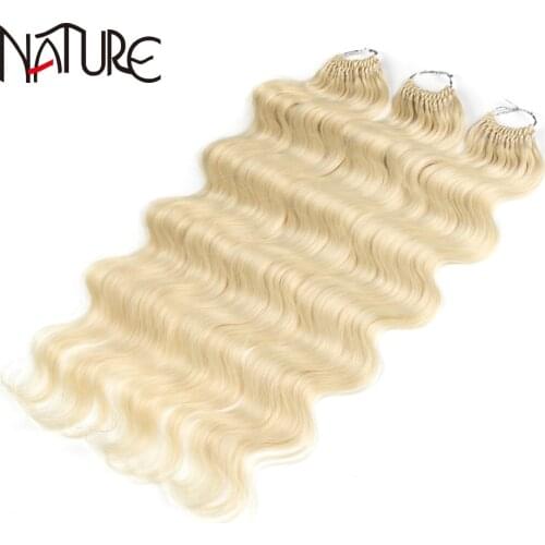 Nature Hair Body Wave Crochet Hair 22 Inch Soft Long Synthetic Hair Goddess Braids Natural Wavy Ombre 613 Blonde Hair Extensions