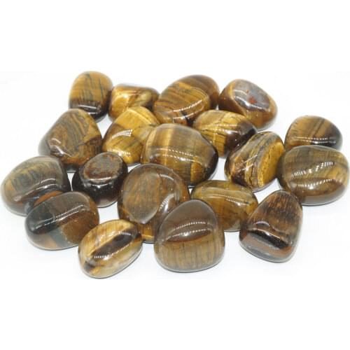 Natural Yellow Tiger Eye Tumbled Stone Gemstone Rock Mineral Crystal Healing Chakra Meditation Feng Shui Decor Collection