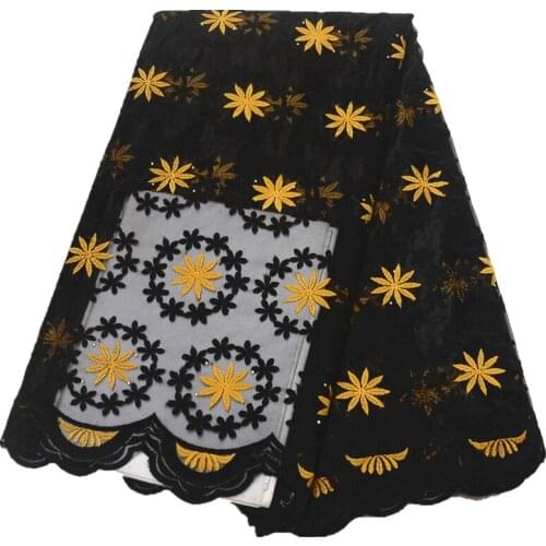 New nigerian french lace fabric african lace fabric 2019 high quality lace fabric with stones 5yards per piece african fabric