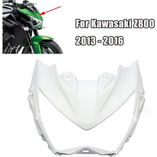 Motorcycle Injection Fairing For Kawasaki Z800 2013 2014 - 2016 Z 800 Front Head Cowl Upper Nose Fairing Headlight Holder Cover