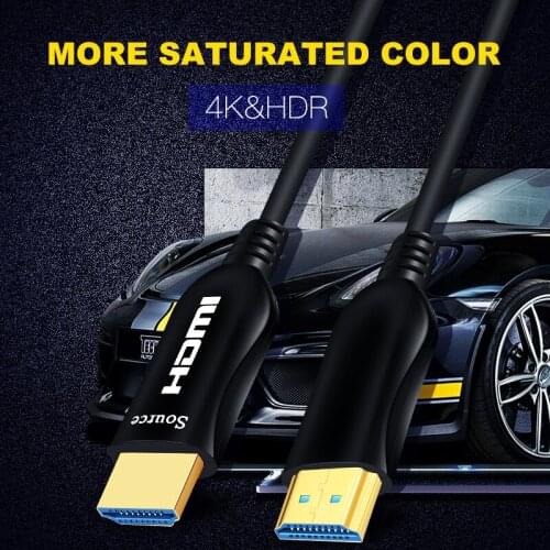 Lungfish Optical Fiber HDMI Cable 4k 60HZ 2.0 2.0a 2.0b for HD TV Laptop PS3 Computer xbox 360 5m 10m 15m 20m 30m 50m