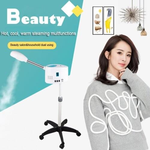 Beauty Salon Spa Cold & Hot Facial Steaming Nano Spray Vaporizer Double heads Design Steamer Skin Cleaning Face Sprayer