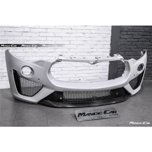 Maserati levante trofeo estilo do plutônio amortecedor dianteiro com fibra de carbono vants e grade facelift bodykit auto parts