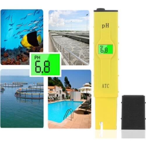 PH2016 Digital LCD PH Meter Pen of Tester Aquarium Pool Water Wine Urine PH Measuring Tool