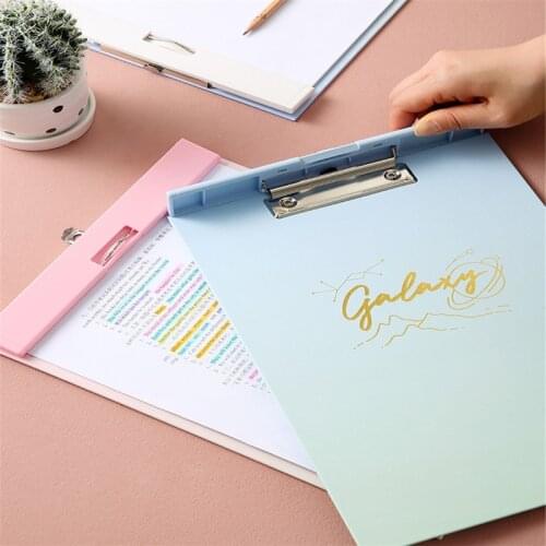 Clipboard Clip Board Document Holder File A4 Folder Clip File Writing Pad Stationery Office Paper Pad Notebook Filing Products