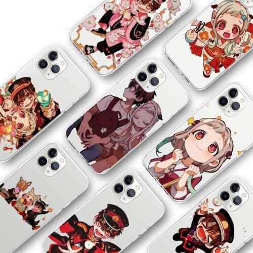 Toilet bound Hanako kun Anime Phone Case Transparent for iPhone Samsung S 11 12 6 7 8 9 10 20 Pro X XS Max XR Plus lite