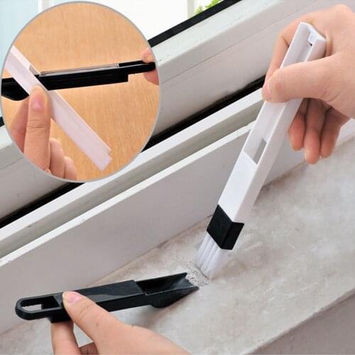 Window Groove Cleaning Brush Home Cleaning Tools Windows Slot Cleaner Brush Keyboard Nook Cranny Dust Shovel Track Cleaner