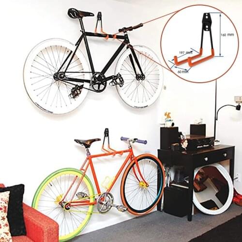 Bicycle Parking Rack Buckle Portable Wall Mount Hook Bike Stand Cycling Display Stand For Road MTB Indoor Vertical Bike Storage