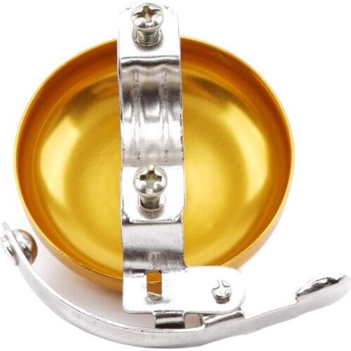 Golden Silver Bicycle Bell Vintage Bell Mountain Bike Aluminum Alloy Bell Large Bell Bicycle Cycling Equipment Accessories