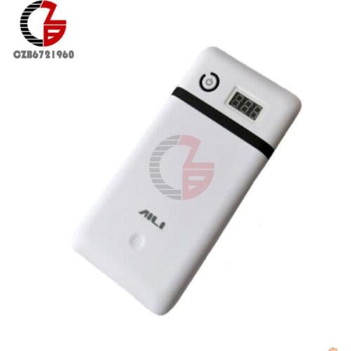 3.3A 5V-21V Mobile Power Bank Six 18650 Battery Charger for 19V Laptop 5V iphone