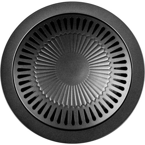 High quality Smokeless Indoor Stovetop BBQ Grill Barbeque for Household Gas Stove Indoor Kitchen Barbecue Pan