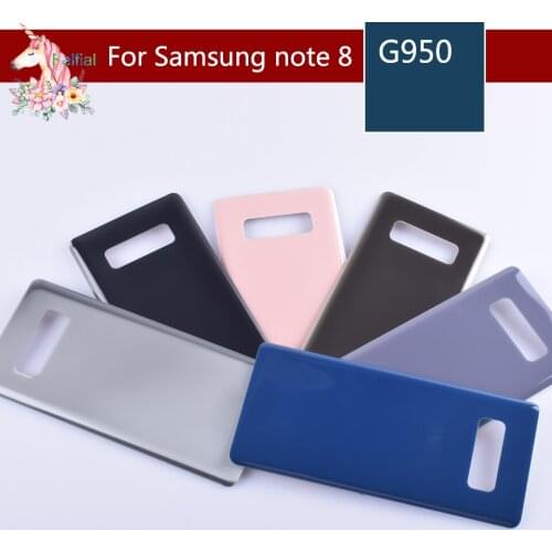 For Samsung Galaxy Note8 Note 8 N950 Housing Battery Cover Door Rear Chassis Back Case Housing Glass Replacement