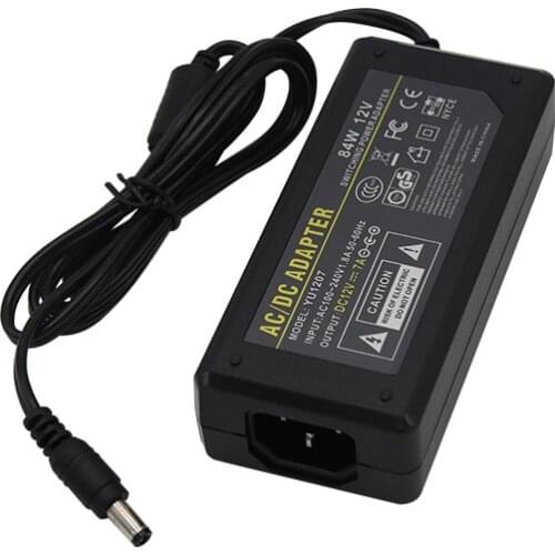 AC 110 220V to DC12V 7A 85W Power Supply Adapter Transformer LED Driver Converter Charger For LCD CCTV 5050 3528 LED Strip Light