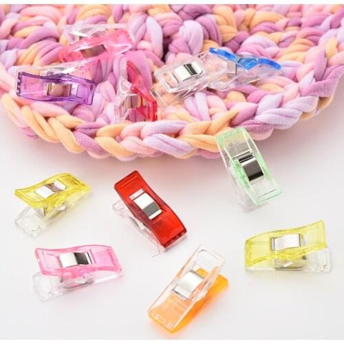 20 PCS Multicolor Patchwork Sewing Hemming Tool Accessory Quilting Clips Plastic Clip DIY Crafts Accessories Pince Coutur