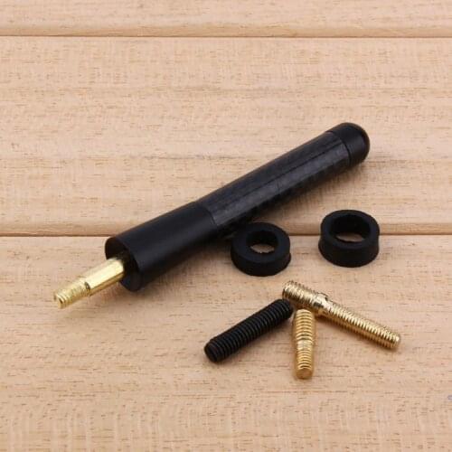 Car Fm Radio Antenna Universal Auto FM Short Roof Antenna Mini Carbon Fiber Screw For AM / FM Radio Signals Car Accessories
