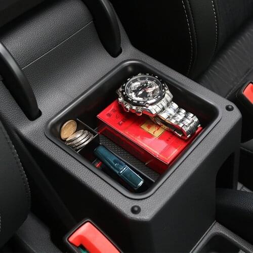 Car Accessories for VW Volkswagen T-Cross 2019 2020 2021 Interior Central Console Armrest Storage Box Holder Orgainzer Tray