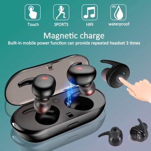 3D Stereo Sound Music Y30 Wireless Blutooth Headset 5.0 Earphone Noise Cancelling In-ear Earbuds for Android IOS Cell Phone Pods