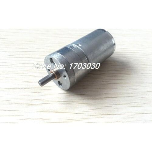 DC 6V 620RPM 25GA 2-Pin Terminals Electric Geared Motor Silver Tone