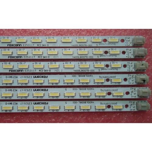 FOR SHARP LCD-60LX540A Article lamp Y600LB008L-001 E253117 1piece=68LED 676MM