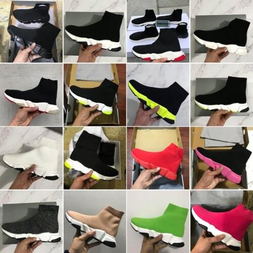 Hot Sale Fashion New Paris Speed Trainers ultra light Knits Sock Shoe Runner Shoes Sock Triple Trainers Women Casual Shoes