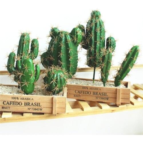 1Pc Artificial Succulents Plant Garden Miniature Fake Cactus DIY Home Floral Decoration Wedding Office Garden Decorative Plant