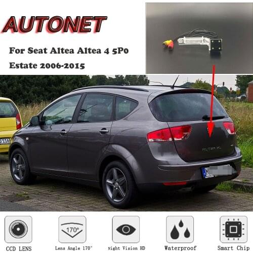 AUTONET HD Night Vision Rear View camera For Seat Altea Altea 4 5P0 Estate 2006-2015/Backup Camera/license plate camera