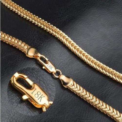 CiNily Hip Hop Plated Gold Snake Necklace 5 Sizes Long Short Necklace Classic Fashion Jewelry Gifts for Man Woman