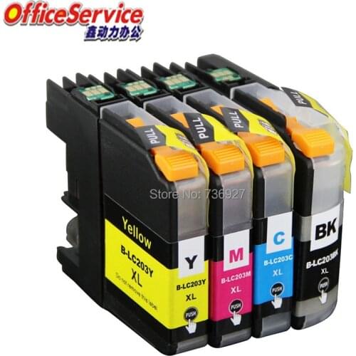 LC203 LC201 Compatible Ink Cartridge For Brother MFC-J5520DW J5620DW J5720DW J4620DW J460DW J480DW J680DW Inkjet printer
