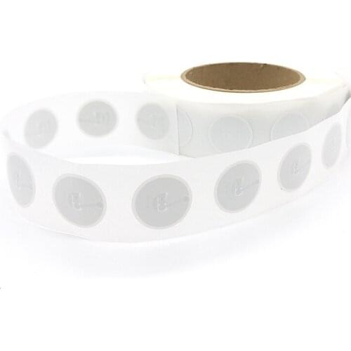 100pcs NFC Ntag215 Sticker TAG 13.56MHz NTAG 215 TagMo Forum Type2 Label RFID Tags Labels 25mm Stickers