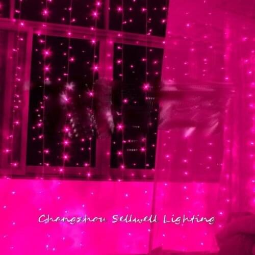 2020 Rushed Real Christmas Decoration Good!wedding Celebration Backdrop Showcase Decoration Holiday Lighting 3*3m Led Lamp H222