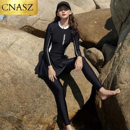 New Fashion Swimsuit Womens Burkini Muslim Swimwear Maillot De Bain Femme Maillots De Bains long-sleeved trousers