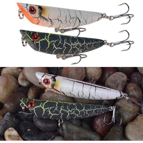 LINGYUE Fishing Pencil Bait Z-pose Walking Dog Action 80mm 8.5g Wobblers Floating Artificial Hard Lure
