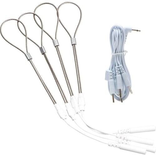 Wire Loop Electric Penis Massager Delayed Ejaculation Cock Rings Electric Shock Penis Stimulator Sex Toys for Men