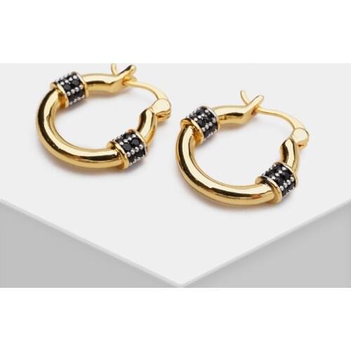 L28 punk hiphop geometric circle hoop earrings for women gold metal earing party jewelry accessories