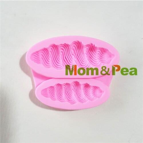 Mom&Pea 1311 Free Shipping Deco Silicone Mold Cake Decoration Fondant Cake 3D Mold Food Grade