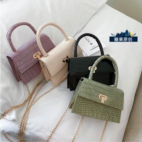 NEW Luxury Crocodile Skin Printing Tote Bag Handbags Women Designer Vintage Small Crossbody Bags Brand Messenger Bags sac