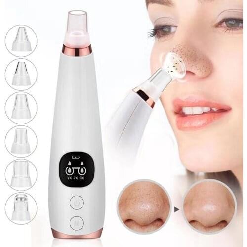 LED Display Acne Treatment Deep Cleansing Facial Pore Extractor Blackheads Vacuum Suction Remover For Acnes and Pores