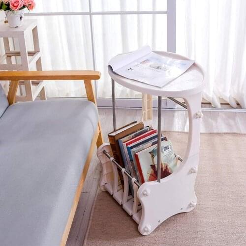 Nightstand table modern bedside cabinet storage cabinet Hollow Out Design Ivory White small table dormitory bedroom DQ1810-1