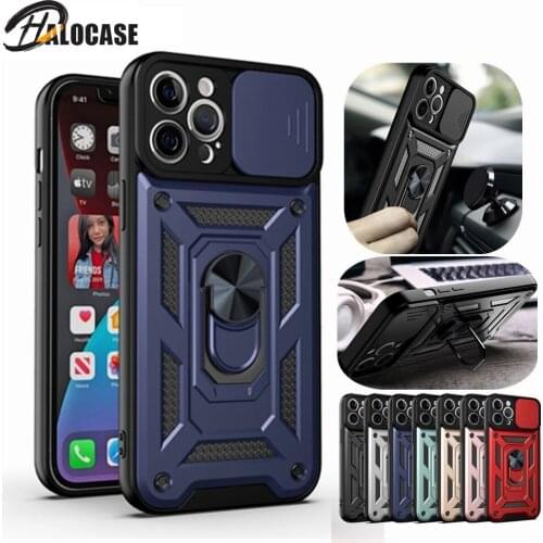 For iphone 11 12 Pro Max 12 Mini SE2020 7 8 6 6S Plus X XR XS Max Case Luxury Armor Magentic Ring Camera Protection Phone Cover