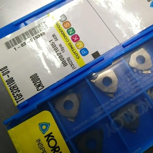 10PCS carbide inserts TGF32R100-010 CN2000 free shipping