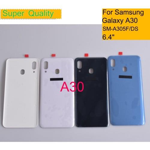 10Pcs/Lot For Samsung Galaxy A30 A305 A305F Housing Back Cover Case Rear Battery Door Chassis Housing Replacement