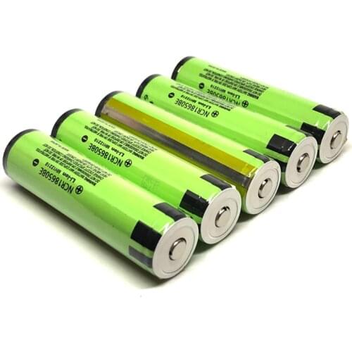 10pcs/lot Original Panasonic 18650 NCR18650BE 3200mah 3.7v Rechargeable Battery Lithium Protected Batteries For e-cigs with PCB